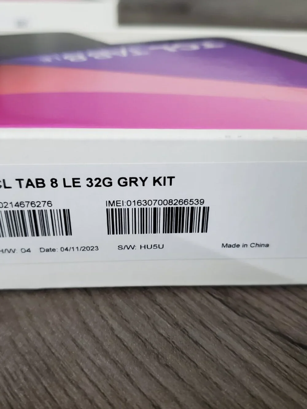 TCL Tab 8 LE 9137W 32GB Tablet Shadow Gray T-Mobile Clean IMEI Open Box